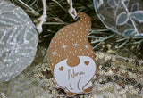 Hanging gnome glitter free