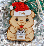 Cheeky Wombat Christmas decoration