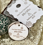 Our first Christmas bauble and Gift Box