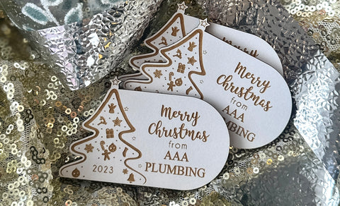 Business Christmas magnet