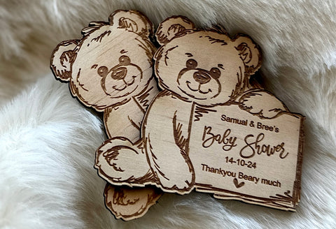 Baby shower magnets