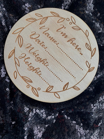 New baby intro board