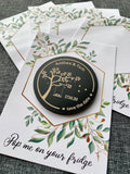 Save the date backing card (card only)