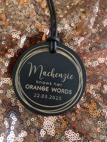 Orange word reading award